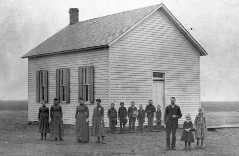 One room school in Sedgwick County, Kansas